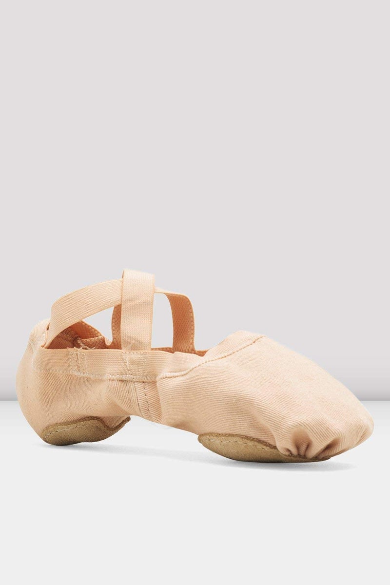 Bloch Dance Women's Synchrony Split Sole Stretch Canvas Ballet Slipper/Shoe, Pink, 3 Medium - Image 3